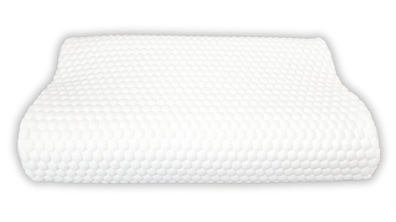 Anatomický polštář VISCO Postelia VISCO ANATOMIC AIR SOFT 60x35 cm z perforované líné pěny Obrázek