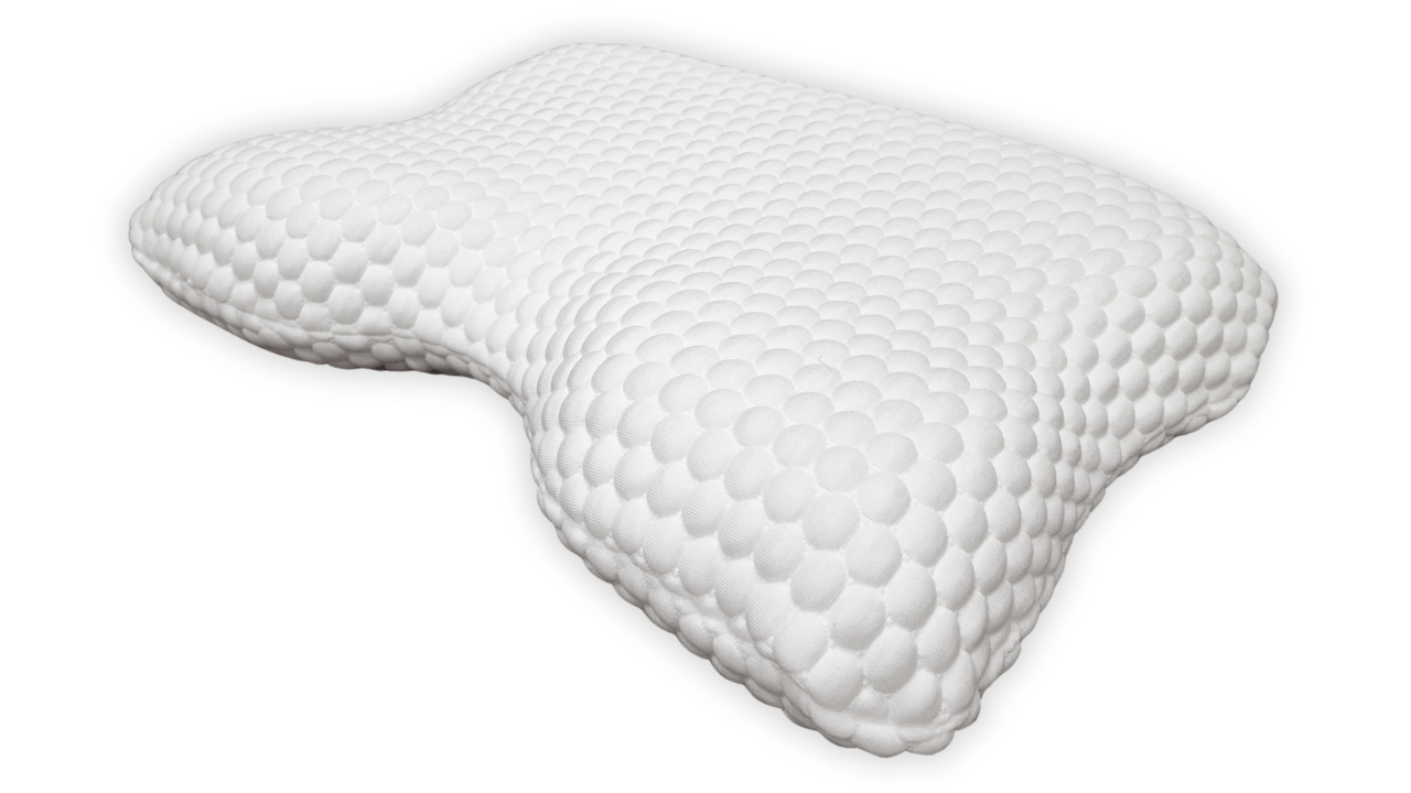 Anatomický polštář Postelia VISCO SHAPE AIR SOFT 53x40 cm z perforované líné pěny Obrázek