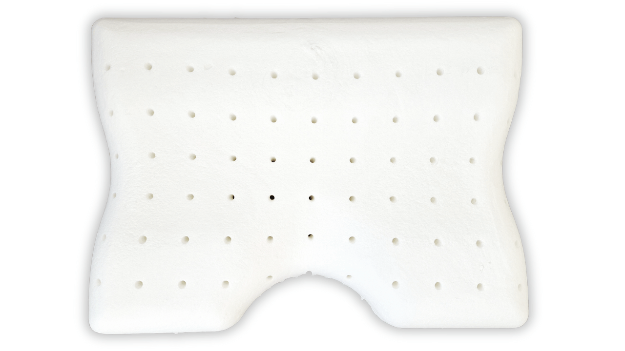 Anatomický polštář Postelia VISCO SHAPE AIR SOFT 53x40 cm z perforované líné pěny Obrázek