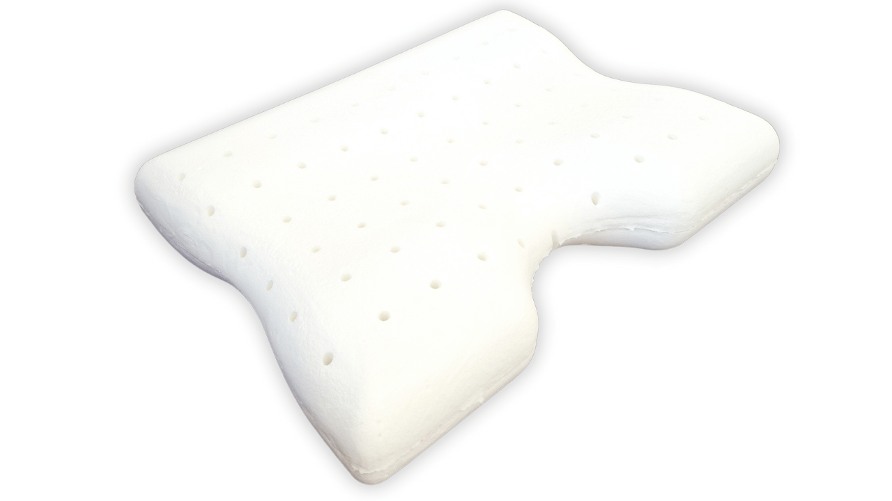 Anatomický polštář Postelia VISCO SHAPE AIR SOFT 53x40 cm z perforované líné pěny Obrázek