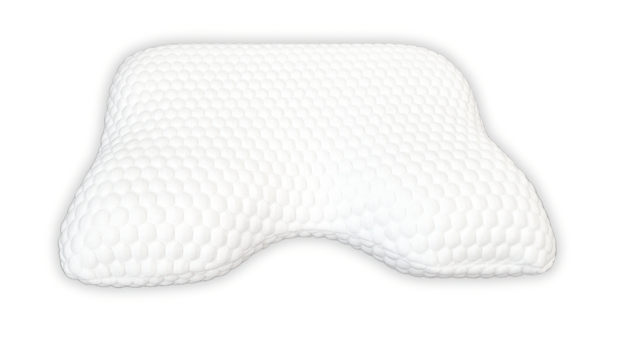 Anatomický polštář Postelia VISCO SHAPE AIR SOFT 53x40 cm z perforované líné pěny Obrázek