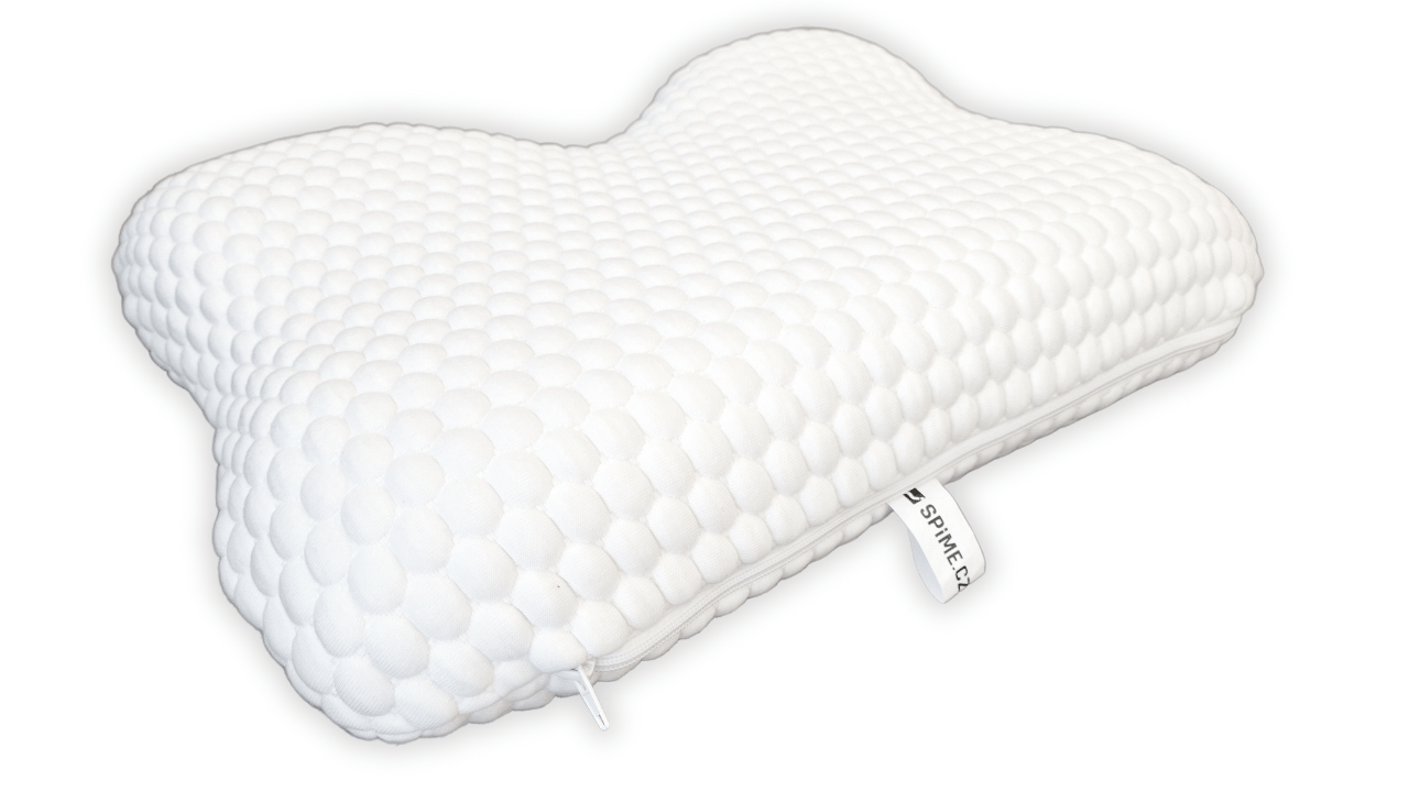 Anatomický polštář Postelia VISCO SHAPE AIR SOFT 53x40 cm z perforované líné pěny Obrázek